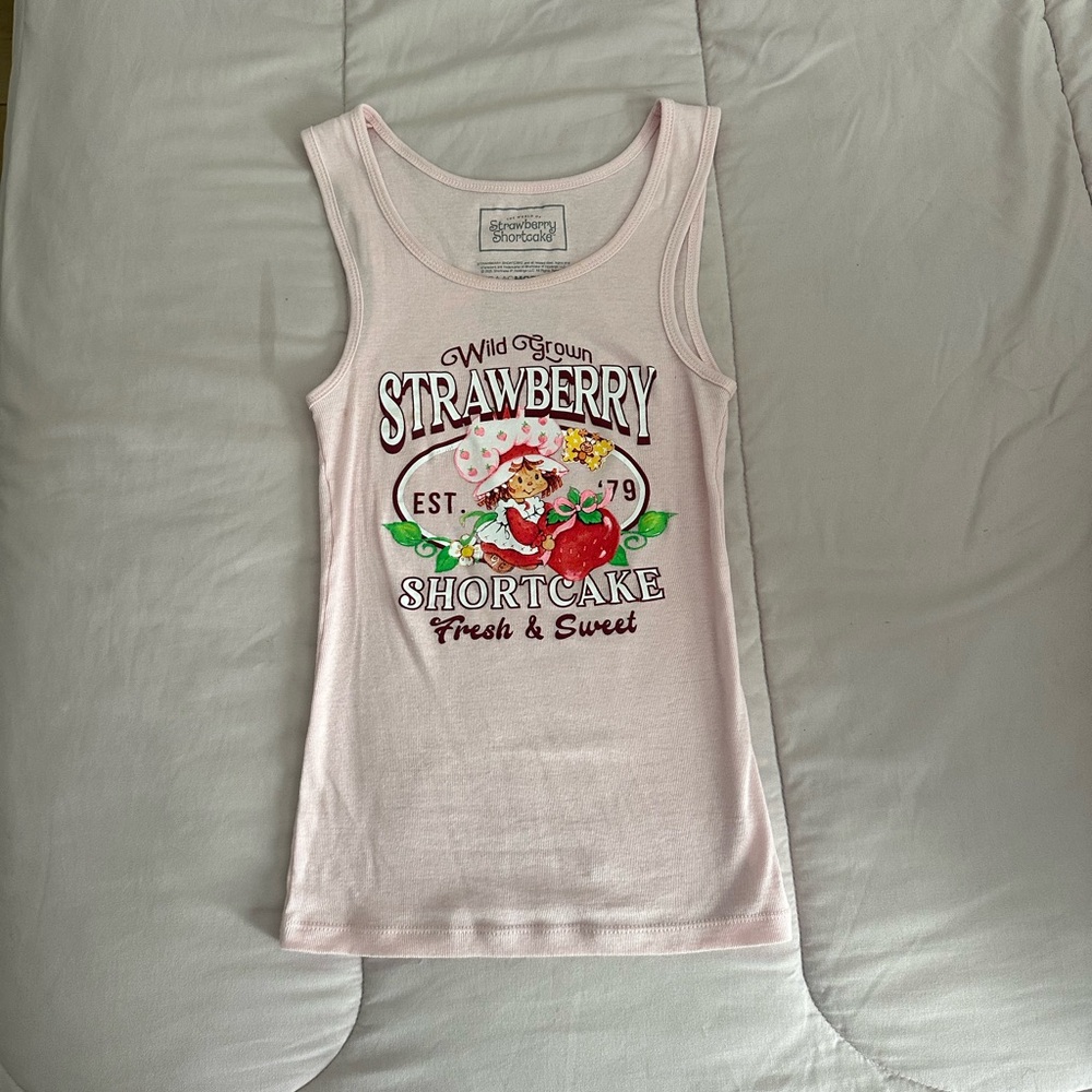 Strawberry Shortcake Pink Tank Top